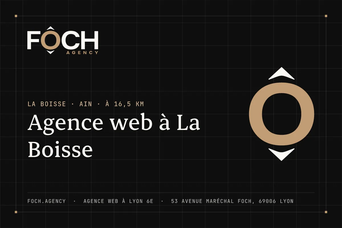 Agence web à La Boisse — FOCH AGENCY, agence web à Lyon 6e