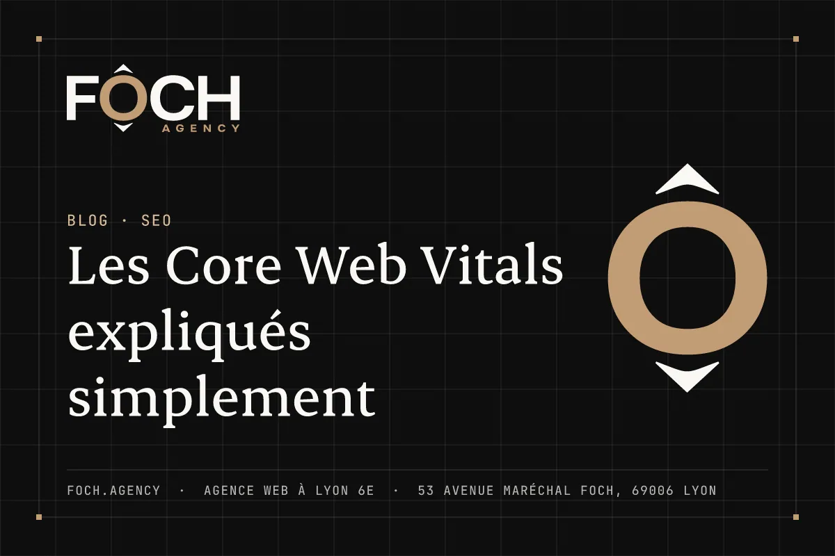 Les Core Web Vitals expliqués simplement — FOCH AGENCY, agence web à Lyon 6e
